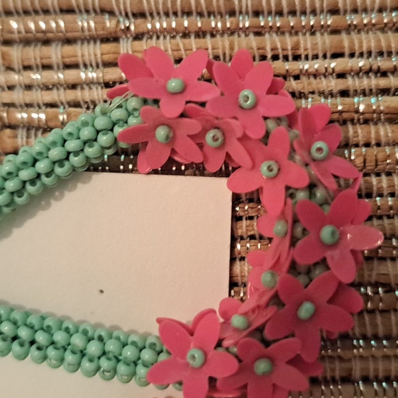 Floral Bead Earrings - Picture 2 of 2